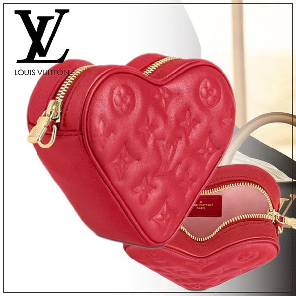 入手困難 ルイヴィトン ハートオンチェーンポーチ 偽物 モノグラム ショルダーバッグ M80837